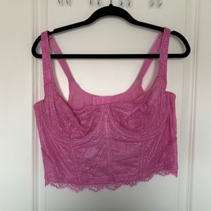 Skims - Lace Bustier - Pink Sz. 3XL